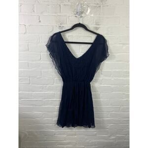 Alice + Olivia Navy Mini Dress